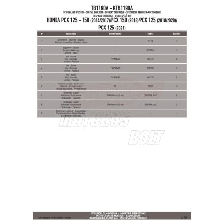 Háttámla HONDA PCX 125 (18 > 24) / PCX 125-150 (14 > 17) / PCX 150 (18) GIVI