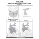 Háttámla HONDA PCX 125 (18 > 24) / PCX 125-150 (14 > 17) / PCX 150 (18) GIVI