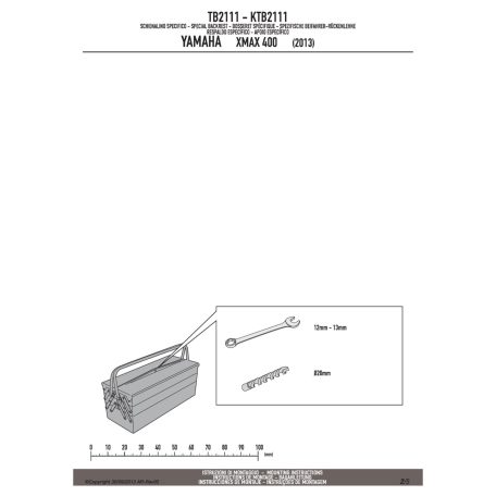 Háttámla MBK Evolys 125-250 (2014-2017) / MBK Skyliner 125-250 (2014) / YAMAHA X-Max 125-250 (2014-2017) / YAMAHA X-Max 400 (2013-2016) GIVI