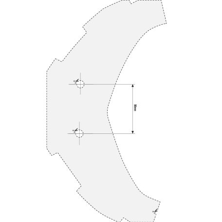 Háttámla MBK Evolys 125-250 (2014-2017) / MBK Skyliner 125-250 (2014) / YAMAHA X-Max 125-250 (2014-2017) / YAMAHA X-Max 400 (2013-2016) GIVI