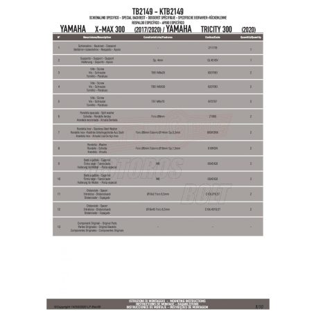 Háttámla YAMAHA X-MAX 125 (18 > 23) GIVI