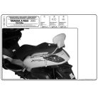 Háttámla MBK Skycruiser 125 (05-09) / Yamaha X-Max 125-250 (05-09) GIVI