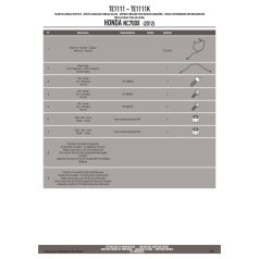   Oldaltáska tartó Easylock táskához Honda NC 700 S (12-13) / Honda NC 750 S (14-15) / Honda NC 700 X (12-13) / Honda NC 750 X (14-15) GIVI