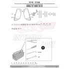Oldaltáska tartó Easylock táskához Honda CB 1000 R (2018-2019) GIVI