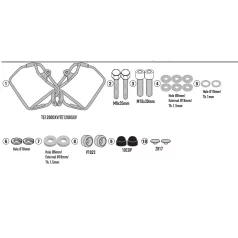   Oldaltáska tartó Easylock táskához HONDA CB 750 Hornet (2023-2025) GIVI