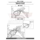 Oldaltáska tartó Easylock táskához YAMAHA MT-07 (2018-2020) / Yamaha MT-07 (2021-2024) GIVI