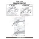 Oldaltáska tartó Easylock táskához YAMAHA MT-09 (21-22) / YAMAHA MT-09 SP (21-22) GIVI