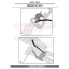 Oldaltáska tartó Easylock táskához Kawasaki Z 650 (2017-2024) GIVI