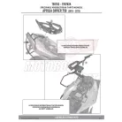 Oldaltáska tartó Easylock táskához Aprilia Shiver 750 (10-16), 900-nem ABS-es (16-20)