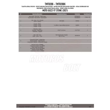   Táskatartó MOTO GUZZI V7 850 Stone / Special (2021-2026) GIVI