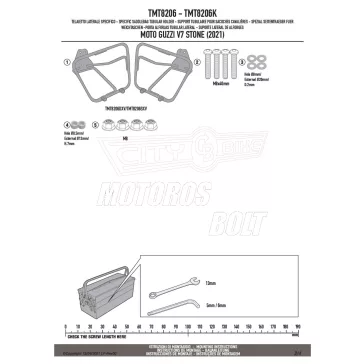   Táskatartó MOTO GUZZI V7 850 Stone / Special (2021-2026) GIVI