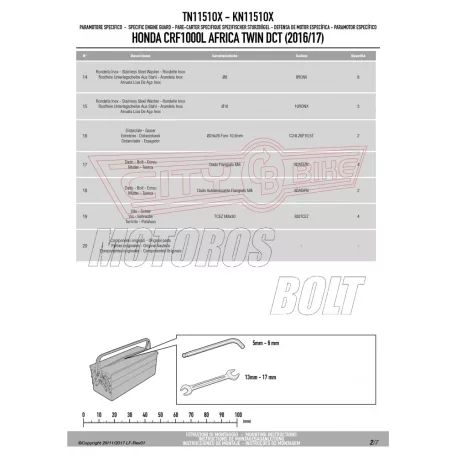 Bukócső Honda CRF 1000 L Africa Twin (2016-2017) GIVI