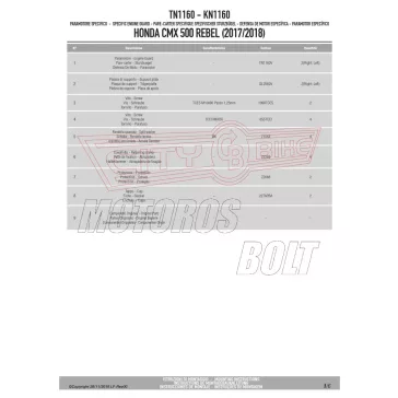 Bukócső Honda CMX 500 Rebel (2017-2026) GIVI