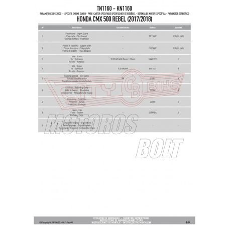 Bukócső Honda CMX 500 Rebel (2017-2025) GIVI
