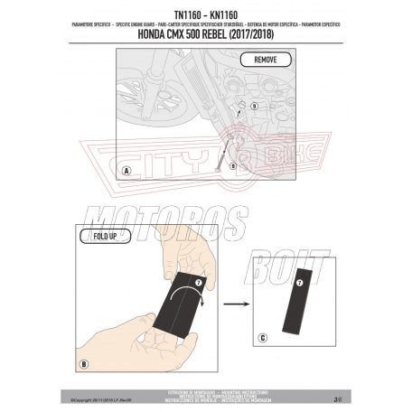 Bukócső Honda CMX 500 Rebel (2017-2025) GIVI