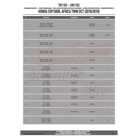 Bukócső Honda CRF 1000 L Africa Twin (2018) GIVI