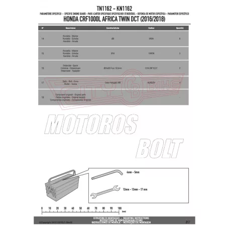 Bukócső Honda CRF 1000 L Africa Twin (2018) GIVI