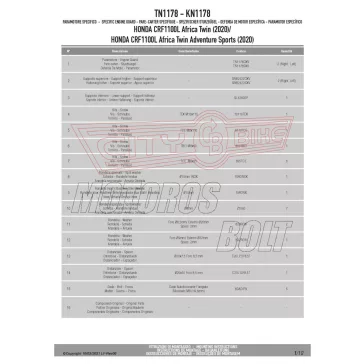   Bukócső HONDA CRF1100L Africa Twin (2020-2024) / HONDA CRF1100L Africa Twin Adventure Sports (2020-2024) GIVI