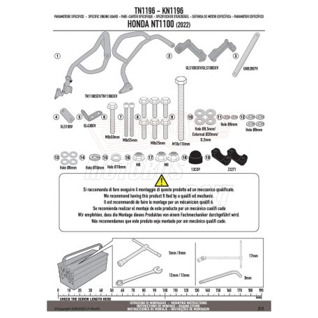 Bukócső HONDA NT1100 (22-24) GIVI