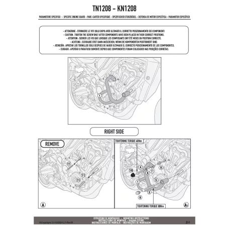 Bukócső HONDA CB 650 R (2024-2026) GIVI