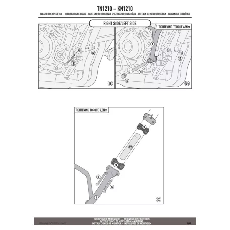 Bukócső HONDA CL 500 (2023-2025) GIVI