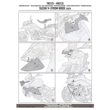 Bukócső Suzuki V-Strom 800 DE (2023-2026) GIVI