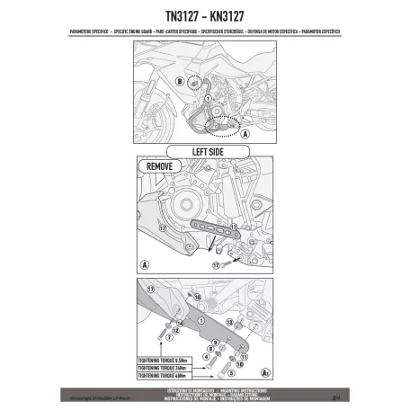 Bukócső SUZUKI V-Strom 800SE (2023-2025) GIVI