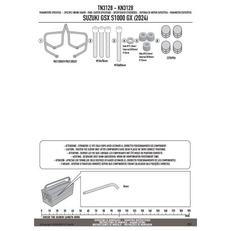 Bukócső SUZUKI GSX S1000 GX (2024-2025) GIVI
