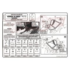 Bukócső Honda XL 1000V Varadero (99-02) GIVI
