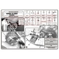 Bukócső Honda XL 1000V Varadero / ABS (03-06) GIVI