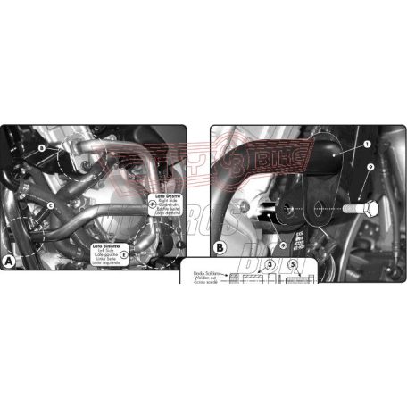 Bukócső Honda CBF 1000 / ABS (06-09) GIVI