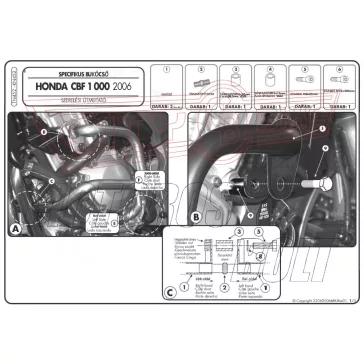Bukócső Honda CBF 1000 / ABS (06-09) GIVI