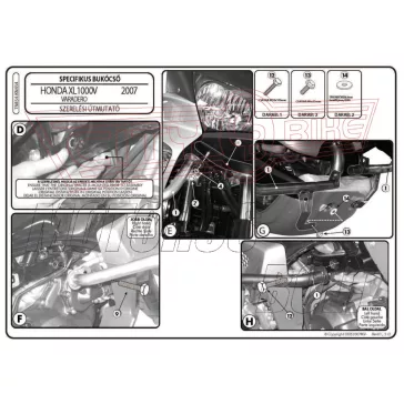 Bukócső Honda XL 1000V Varadero / ABS (07-12) GIVI