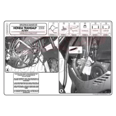 Bukócső Honda XL 700V Transalp (08-13) GIVI