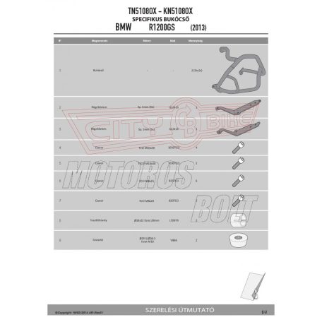 Bukócső BMW R 1200 GS (13-18) / BMW R 1200 R (15-18) / BMW R 1200 RS (15-18) GIVI inox GIVI