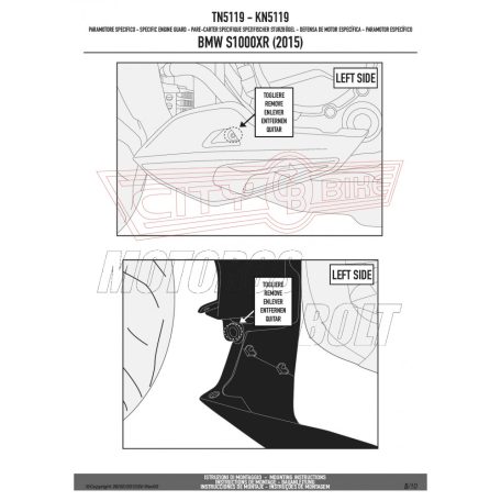 Bukócső BMW S 1000 XR (2015-2019) GIVI