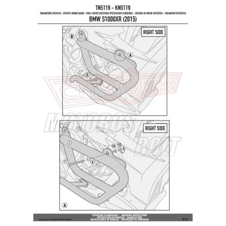 Bukócső BMW S 1000 XR (2015-2019) GIVI