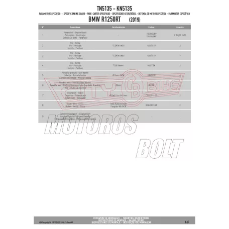 Bukócső BMW R 1250 RT (2019-2020) GIVI