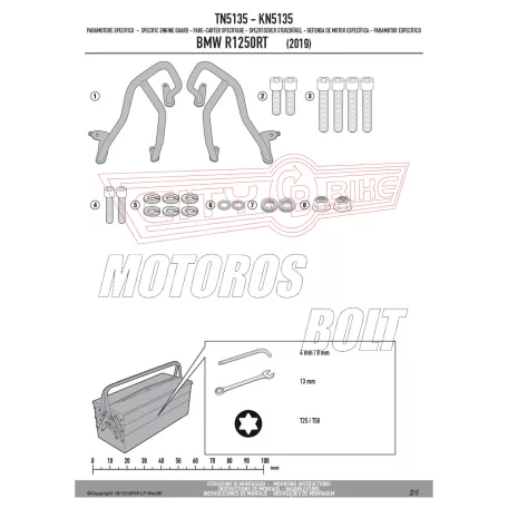 Bukócső BMW R 1250 RT (2019-2020) GIVI