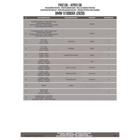Bukócső BMW S 1000 XR (20 > 24) GIVI