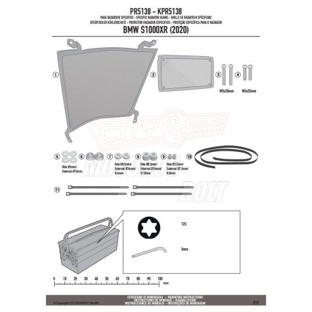 Bukócső BMW S 1000 XR (20 > 24) GIVI