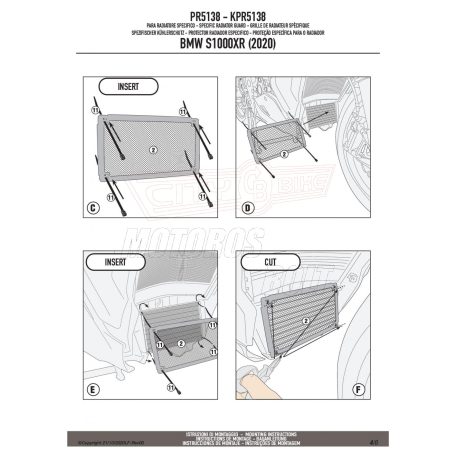 Bukócső BMW S 1000 XR (20 > 24) GIVI