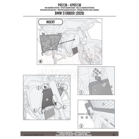 Bukócső BMW S 1000 XR (20 > 24) GIVI