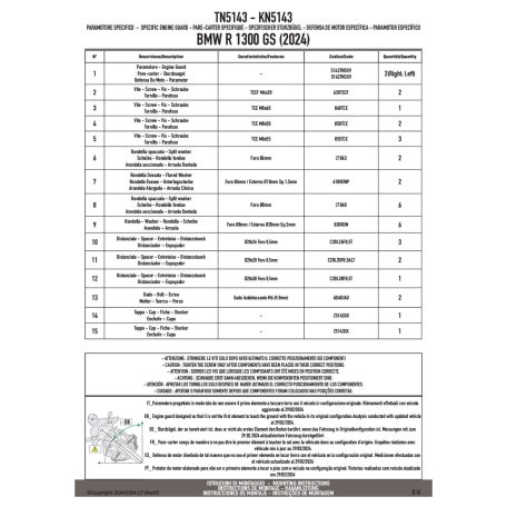Bukócső BMW R 1300 GS (2024-2026) GIVI