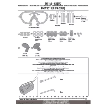 Bukócső BMW R 1300 GS (2024-2026) GIVI