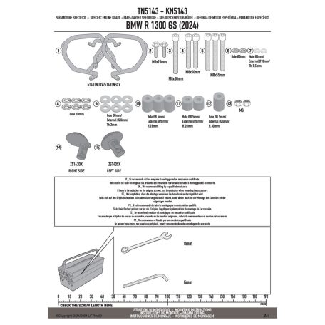 Bukócső BMW R 1300 GS (2024-2026) GIVI