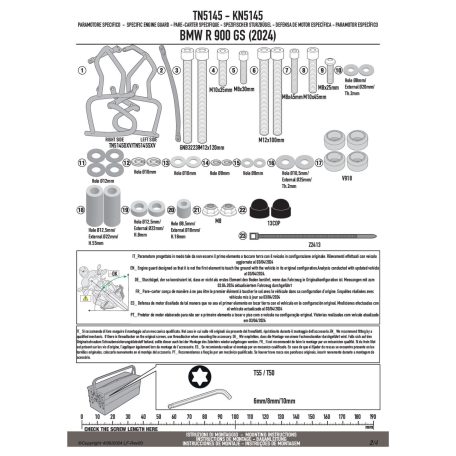 Bukócső BMW R 1300 GS (2024) GIVI (magas)