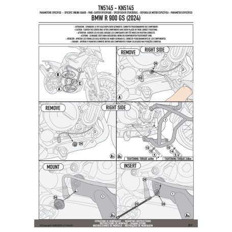 Bukócső BMW R 1300 GS (2024) GIVI (magas)
