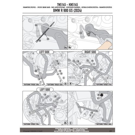 Bukócső BMW R 1300 GS (2024) GIVI (magas)