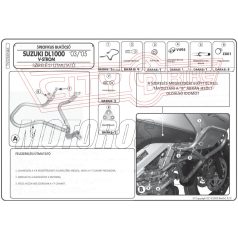   Bukócső Kawasaki KLV 1000 (04-10) / Suzuki DL 1000 V-Strom (02-11) GIVI